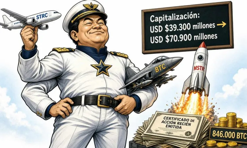 Strategy incrementa su valor de mercado en 80 % tras emitir 61,5 millones de acciones