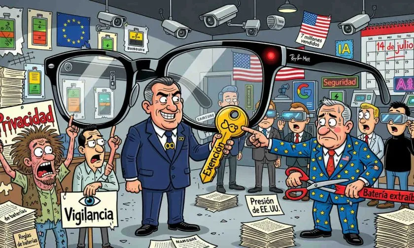 La UE flexibiliza las reglas aplicables a baterías y despeja el camino para los lentes inteligentes de Meta