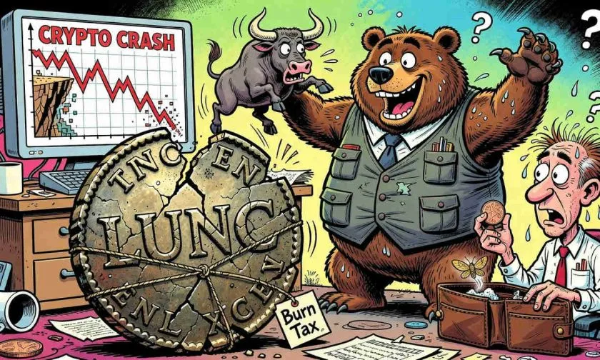 LUNC cae un 2.92% en 24 horas: el volumen colapsa y el soporte de 30 días se rompe