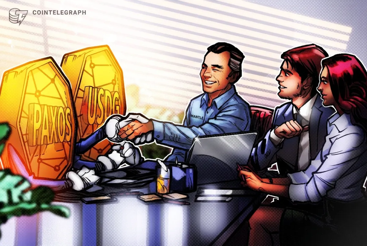 Mantle adiciona stablecoin USDG da Paxos e integra a Global Dollar Network