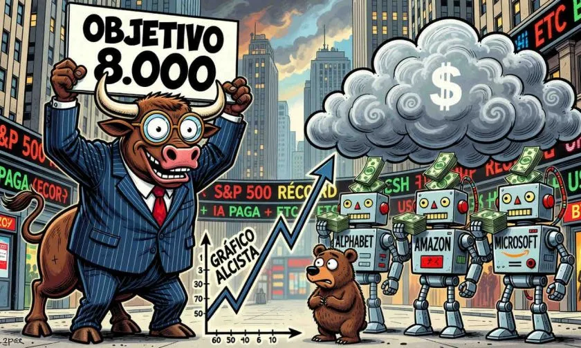 JPMorgan ajusta su pronóstico del S&P 500 a 8.000 puntos por impacto de la IA