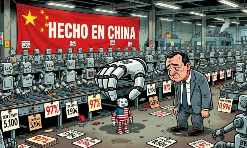 China domina la producción de robots humanoides con 97% del total mundial