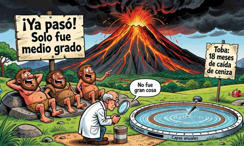 Nuevo estudio minimiza impacto de la supererupción del monte Toba en el clima