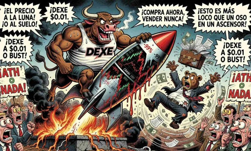 DeXe se dispara un 12% y busca su primer máximo histórico en tres años