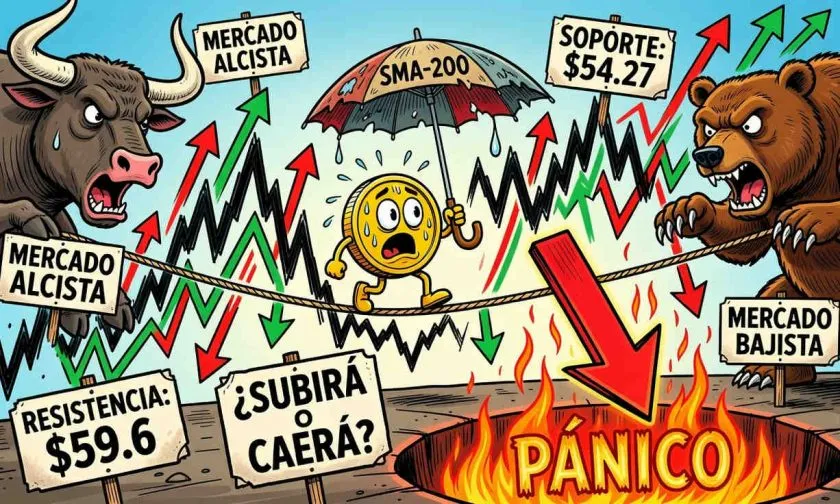 HYPE alcanza USD $56,51 con recuperación del 1,82% y análisis técnico favorable