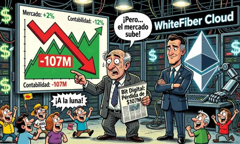 Bit Digital registra pérdidas de USD $107 millones pero sus acciones suben un 2%