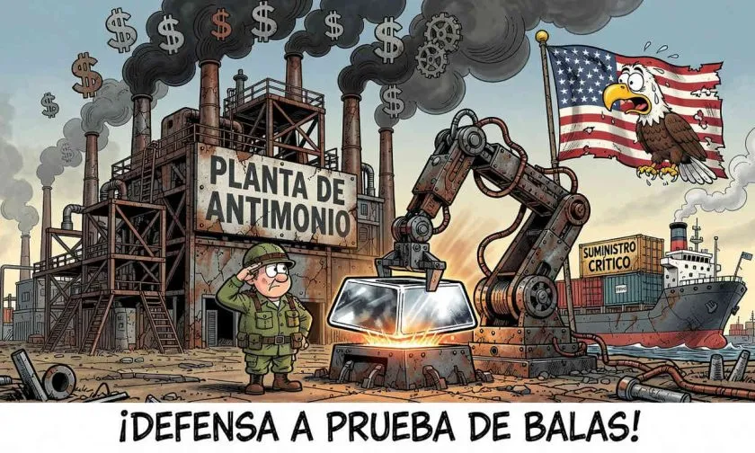 EE. UU. abre planta piloto de antimonio para asegurar su defensa
