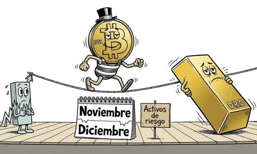 La correlacion de bitcoin con el oro alcanza el 54 por ciento ante la caida del metal