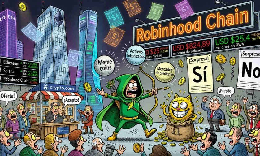 Robinhood Chain registra ingresos semanales de USD $25 millones y apuesta por memecoins, RWA y predicciones
