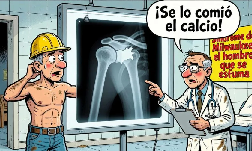 Trabajador de construcción descubre que su hombro perdió la articulación por completo