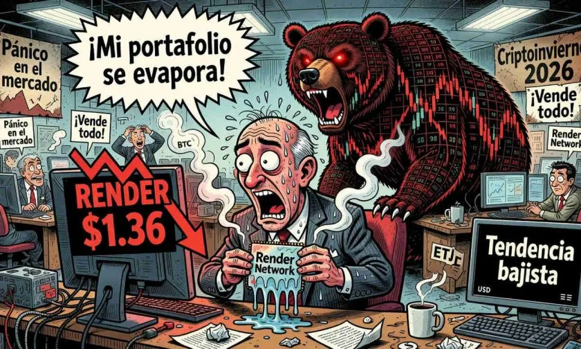 Render (RENDER) se desploma un 62% en un año y cotiza a $1,36 este 31 de julio