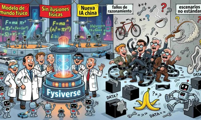 Start-up china Fysics AI lanza Fysiverse y desafía la ruta de OpenAI y Meta