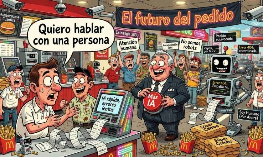 Los clientes aún prefieren humanos mientras McDonald’s y Wendy’s aceleran la adopción de IA