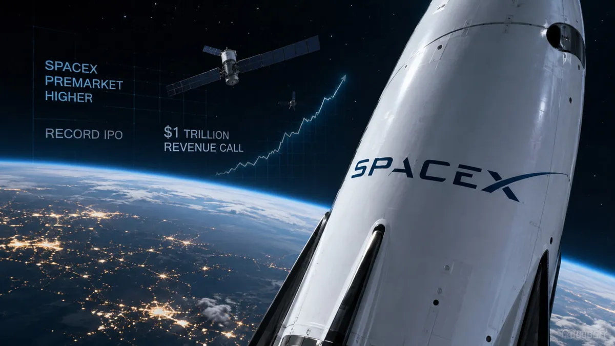 SpaceX rally extends as Elon Musk’s $1 trillion revenue call draws retail and crypto traders