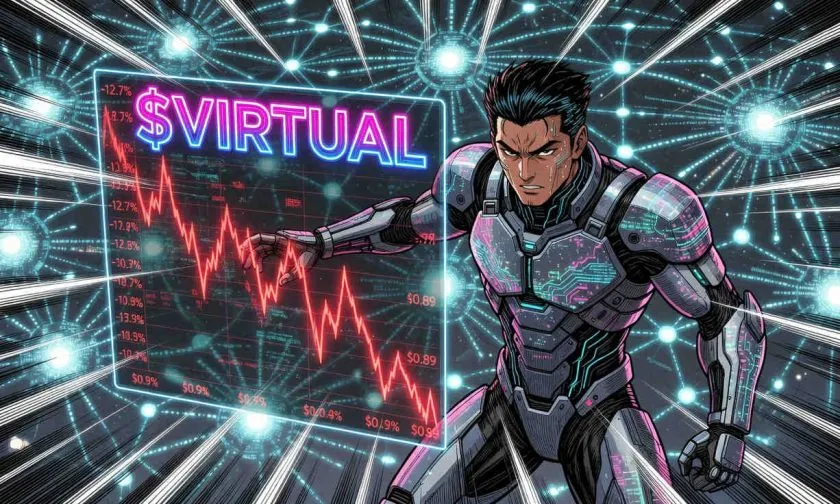 Virtuals protocol ($VIRTUAL) cae 1,33% en sesión volátil