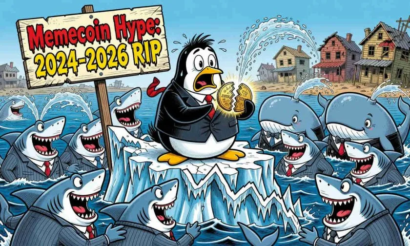 El colapso de $PENGU: el token de Pudgy Penguins pierde el 87% desde su auge