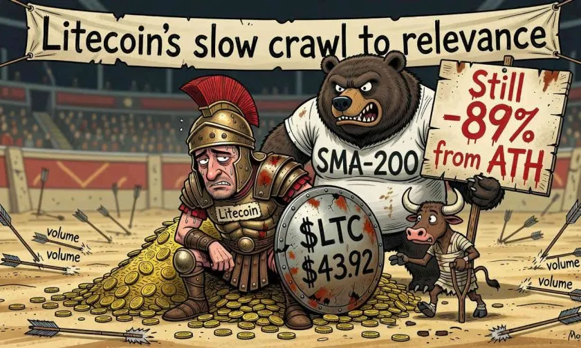 Alerta $LTC: el activo pierde un 89% desde su ATH y no logra recuperar soportes clave (2026-07-09)