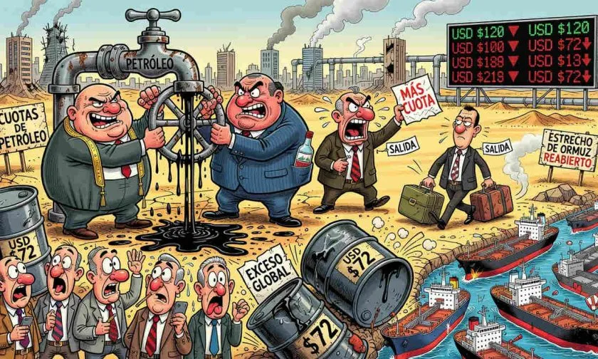 OPEC+ confirma otro aumento petrolero mientras vuelve el flujo por Ormuz