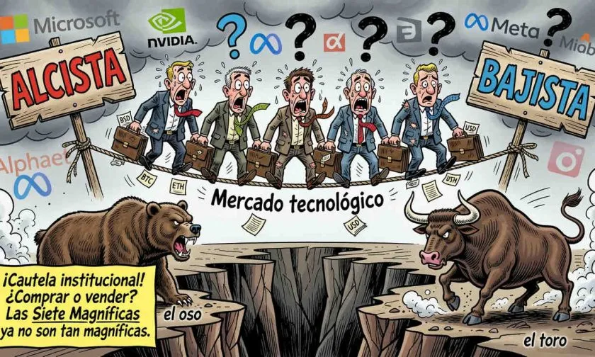 Inversores institucionales reducen exposición a las Siete Magníficas en Q2 2026