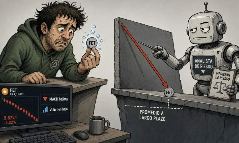 FET muestra señales mixtas y riesgo elevado mientras cotiza a $0,1906485