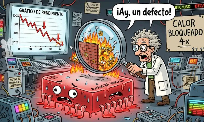 Defecto micrométrico en chips puede reducir disipación de calor hasta 4 veces