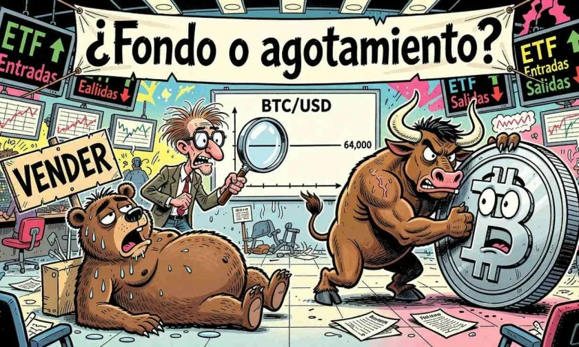 Señales de agotamiento en vendedores de Bitcoin sugieren posible fondo