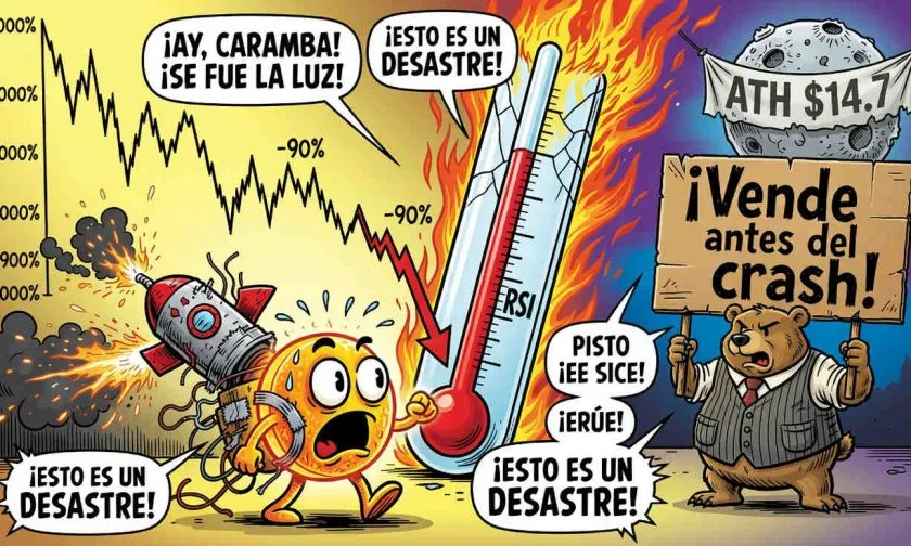 Litentry (LIT) se desploma un 4.57% tras racha alcista del 162% en 90 días