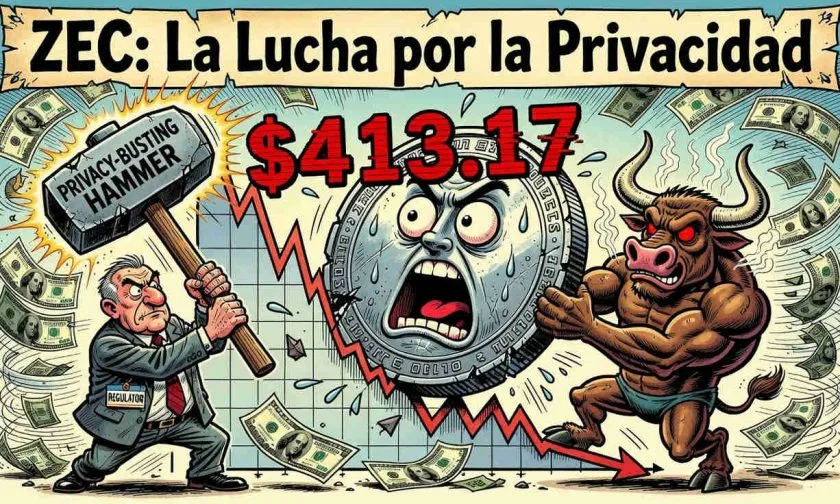 Zcash ($ZEC) en punto crítico: el soporte de USD $377,60 podría definir su próximo movimiento
