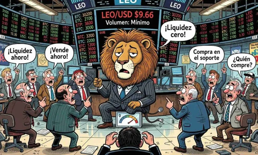 UNUS SED LEO cae a $9,66 con volumen de solo $0,0002291 millones