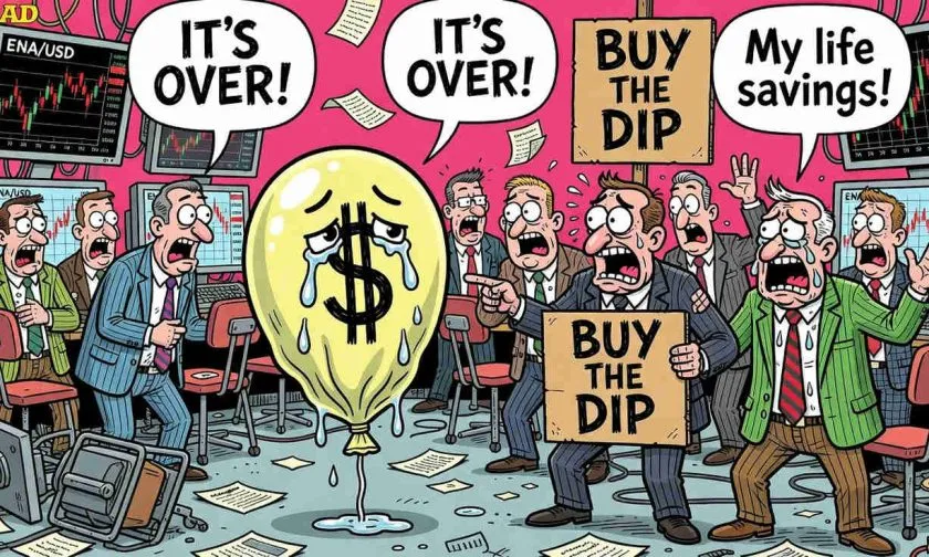 Ethena (ENA) rebota un 6.7% pero sigue abajo un 94.8% desde su ATH en 2024