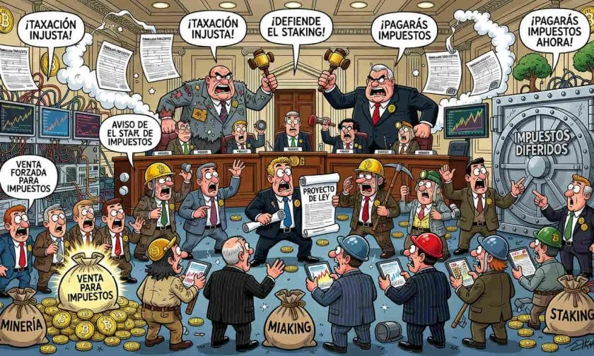 Industria cripto de EE. UU. presiona en Washington por alivio fiscal para minería y staking