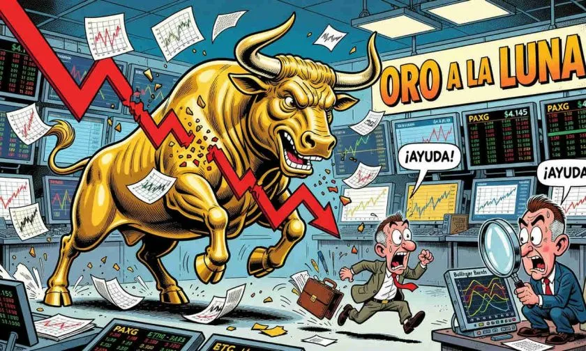 El oro supera los $4.155 y apunta a niveles de $4.300 tras romper tendencia bajista