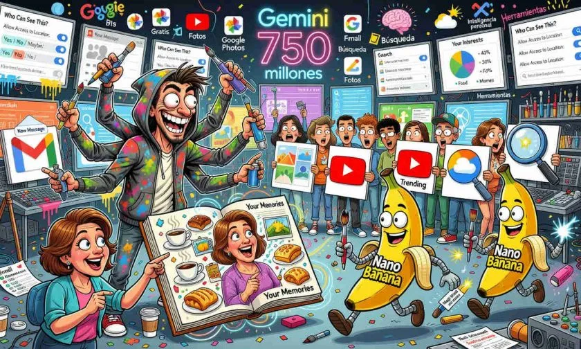 Gemini abre gratis la generación de imágenes personalizada para usuarios en EE. UU.