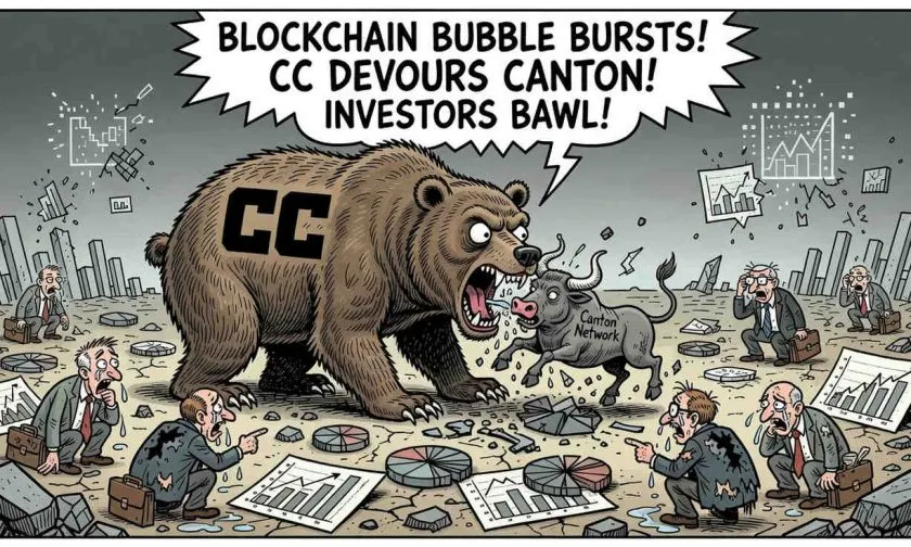 Canton Network se desploma: $CC pierde un 17% mensual y los toros abandonan el soporte