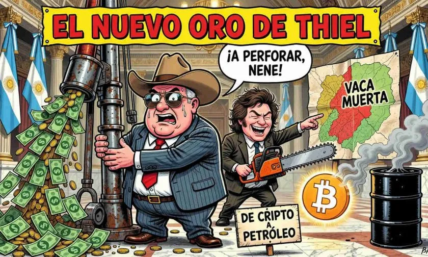 Peter Thiel cambia de rumbo y apuesta $76 millones en petrolera argentina Vista Energy