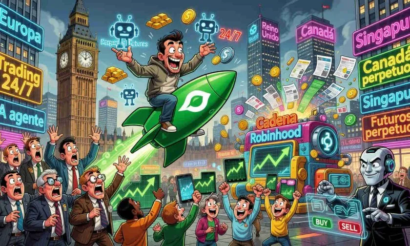 Robinhood sube 7% tras expansión global y esfuerzos en IA, Blockchain y trading 24/7