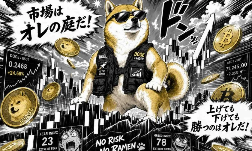 Dogecoin retrocede 0,81% en sesión volátil