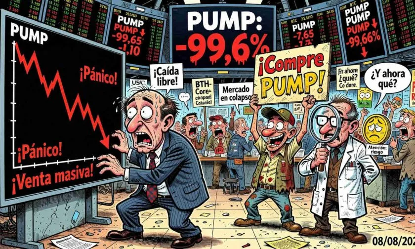 Pump.fun (PUMP) cae 99,6% desde su máximo histórico de $0,5885 en septiembre de 2025