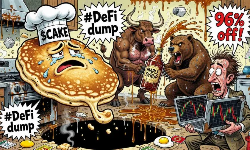 PancakeSwap (CAKE) lucha por no perder los $1,4 mientras el soporte clave de 30 días se tambalea