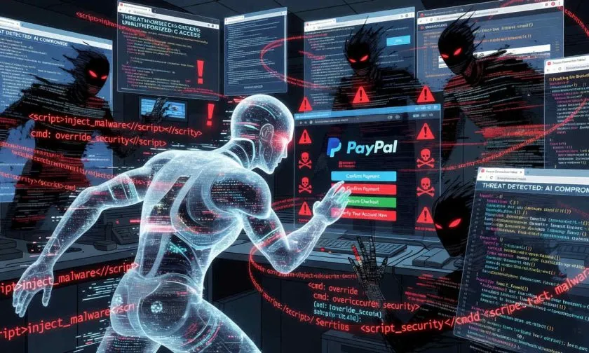 Páginas maliciosas secuestran agentes de IA y apuntan a cuentas de PayPal