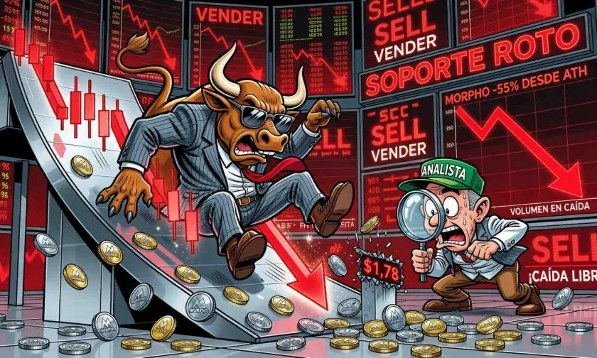 MORPHO cae 3,66% y rompe la media de 7 días: ¿soporte en $1,78?