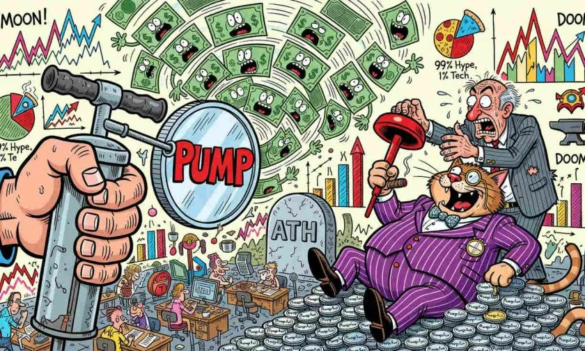 $PUMP sube un 21% en 24 horas impulsado por volumen récord el 20 de julio de 2026