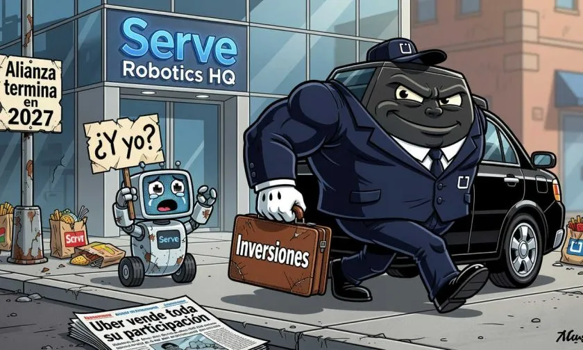 Uber completa desinversión en Serve Robotics y sorprende a fundadores