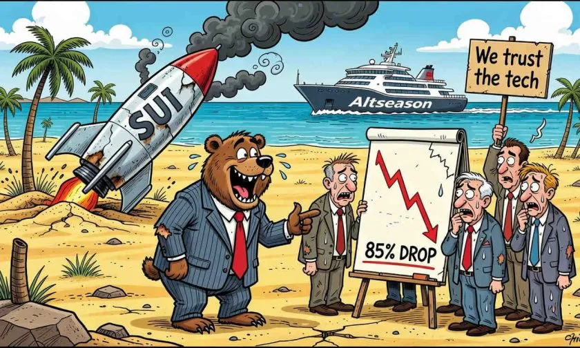 SUI en USD $0,75: el token pierde un 85% desde su ATH y pone a prueba la paciencia de los inversores (5 jul 2026)