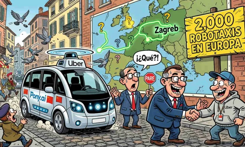 Pony.ai y Uber llevarán 2.000 robotaxis a Europa, ampliando su alianza