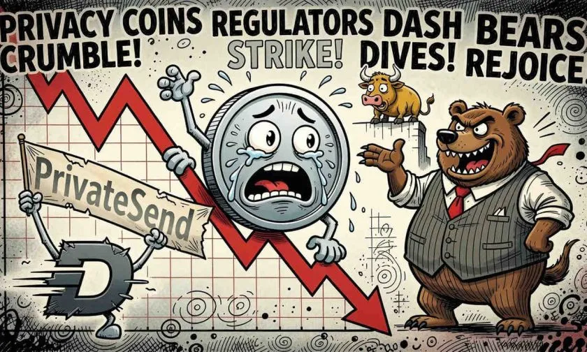 Dash se desploma un 4,33% mientras el volumen mengua y las SMA claves ceden