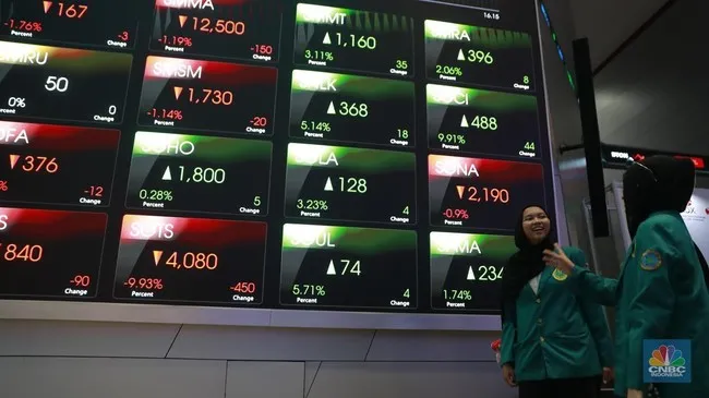 Masih Volatil, IHSG Tiba-Tiba Menguat 0,39% ke 7.309 di Akhir Sesi II