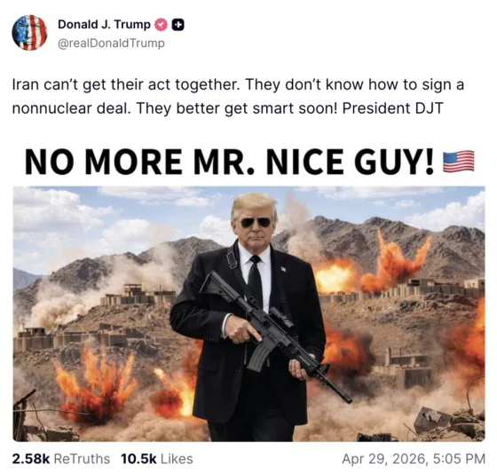 트럼프 “이제 봐주지 않는다”… 협상 막히자 이란 압박 수위↑