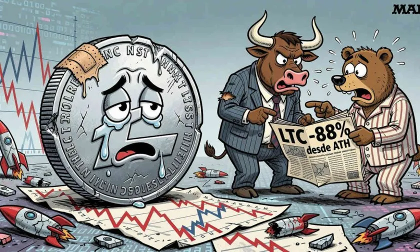 Litecoin (LTC) pierde los $46 en jornada de baja liquidez para las altcoins