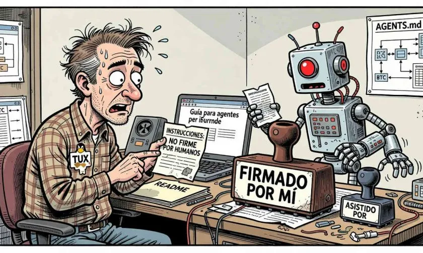 Propuesta de AGENTS.md busca regular la interacción de IA en Linux